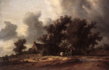  lluvia Lienzo - Después de la lluvia paisaje Salomon van Ruysdael